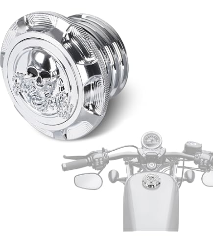 Amazon.com: Kuryakyn 7358 Zombie Skull Vented Fuel Tank/Gas Cap